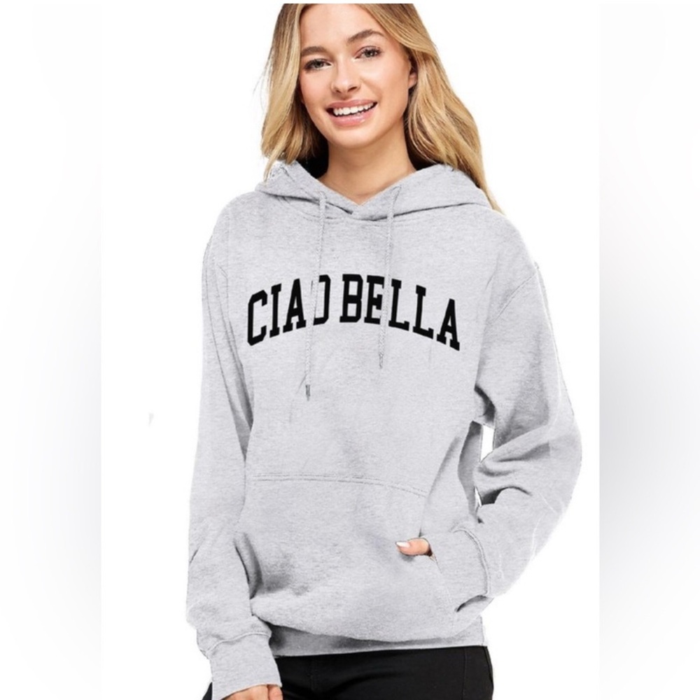 CIAO BELLA hoodie gray